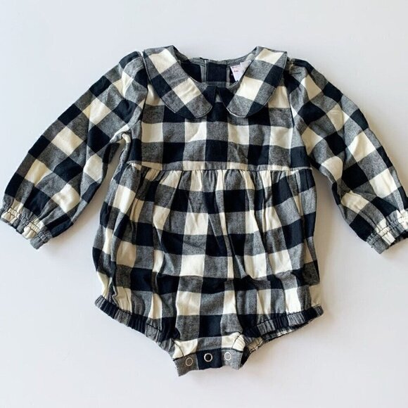 Hanna Andersson Baby Girl Woven Bubble Romper 18-24 Months - Picture 1 of 9
